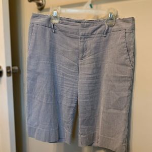 Banana Republic pinstripe Bermuda shorts